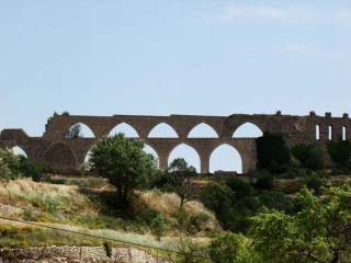 Photo de la ville et du chteau de Morella...