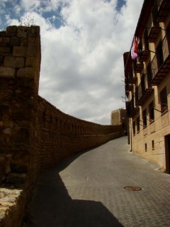 Photo de la ville et du chteau de Morella...
