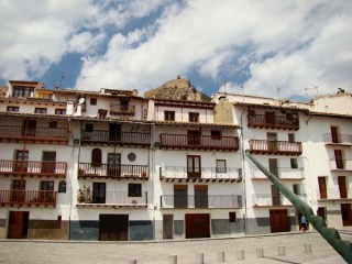 Photo de la ville et du chteau de Morella...