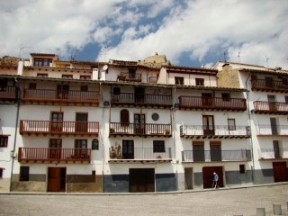 Photo de la ville et du chteau de Morella...