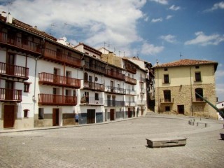 Photo de la ville et du chteau de Morella...