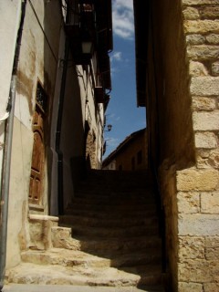 Photo de la ville et du chteau de Morella...