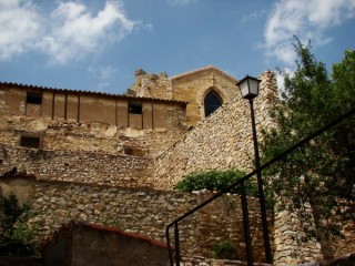 Photo de la ville et du chteau de Morella...