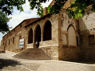 Photo de la ville et du chteau de Morella...
