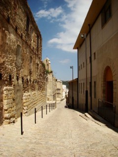 Photo de la ville et du chteau de Morella...
