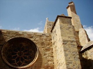 Photo de la ville et du chteau de Morella...
