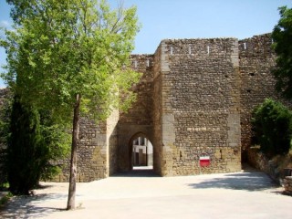 Photo de la ville et du chteau de Morella...