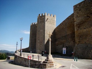Photo de la ville et du chteau de Morella...