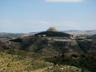 Photo de la ville et du chteau de Morella...