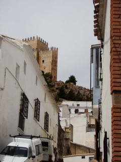 Photo du village et du chteau de Velez Blanco...