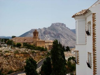 Photo du village et du chteau de Velez Blanco...