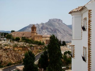 Photo du village et du chteau de Velez Blanco...