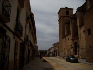 Photo du village et du chteau de Velez Blanco...