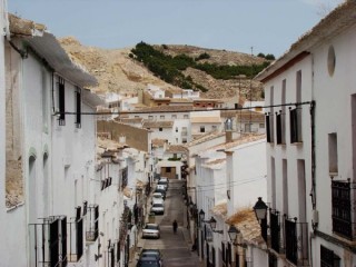 Photo du village et du chteau de Velez Blanco...