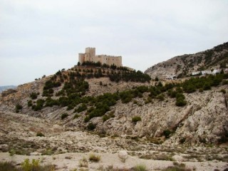 Photo du village et du chteau de Velez Blanco...