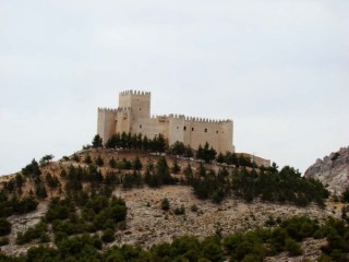 Photo du village et du chteau de Velez Blanco...