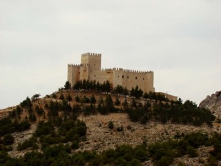Photo du village et du chteau de Velez Blanco...
