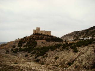 Photo du village et du chteau de Velez Blanco...