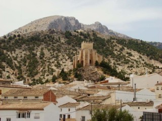 Photo du village et du chteau de Velez Blanco...