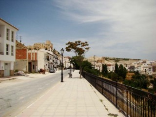 Photo du village et du chteau de Velez Blanco...