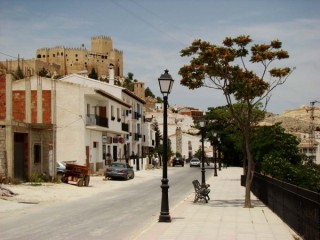 Photo du village et du chteau de Velez Blanco...