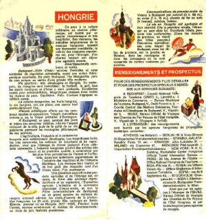 Dpliant touristique des annes 60 (verso)