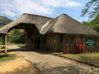 Entrée de la réserve naturelle Mantenga