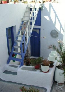Escalier vers la terrasse
