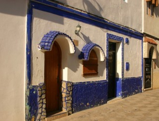 Faades peintes dans la mdina