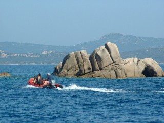 Formation rocheuse au large de la Corse