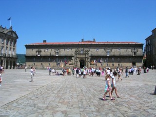 La vieille ville de Saint-Jacques-de-Compostelle