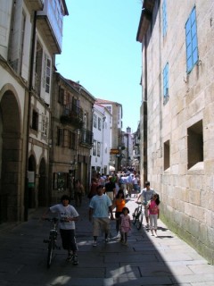 La vieille ville de Saint-Jacques-de-Compostelle