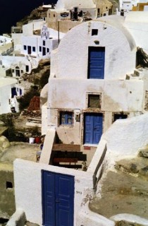 Habitations à Santorin