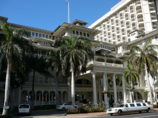 Htel de luxe et limousine