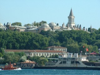 Istanbul, le quartier Eminon et le palais de Topk...