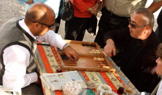 Joueurs de backgammon