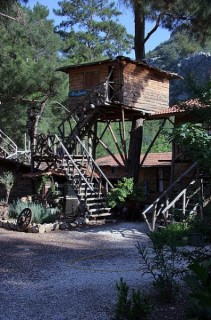 Des cabanes perches sur  la mditerrane