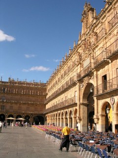 La Plaza Mayor de Salamanque