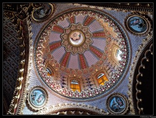 La coupole de l'�glise Nuestra Se�ora de Guadalupe