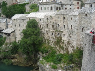 La murs de la vieille ville de Mostar