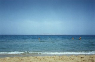 La plage d'Amnissos