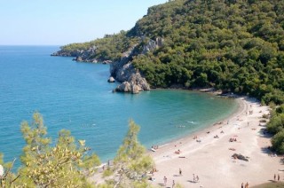 La plage d'Olympos