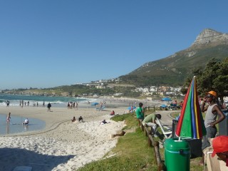 La plage de Camps Bay