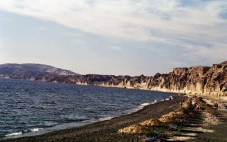 La plage de Vlychada