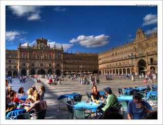 La plaza mayor de Salamanque