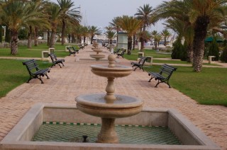 La promenade prs des docks