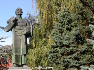 La statue d'Ivan Crnojevic, Cetinje
