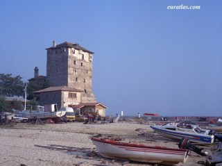 La tour de guet dite d'Andronic, à Ouranoupolis