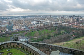 La ville neuve d’Édimbourg vue depuis le château