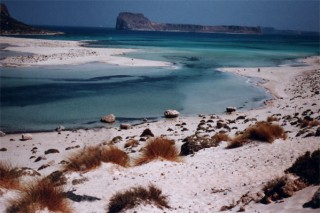 Lagon de Gramvoussa en Crete.